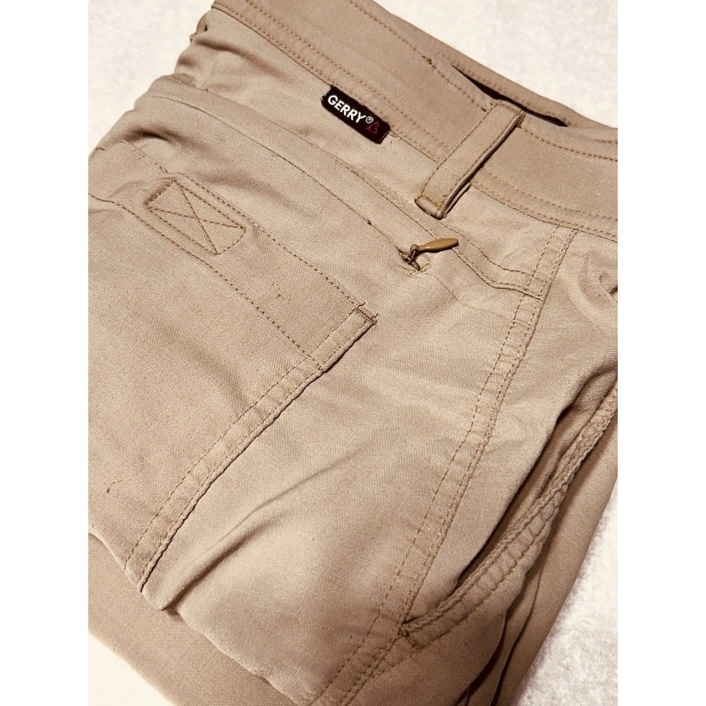 Gerry Men's Venture Fleece Lined Stretch Pants 32x34 Tan Hiking Work Gorpcore